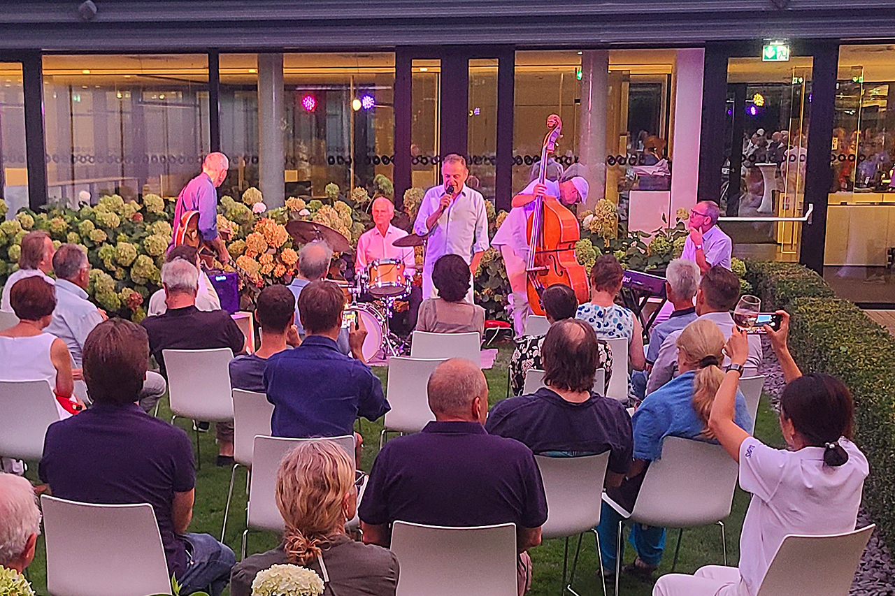Heinz Lichtenegger mit Band beim Jazz Herbstfest
