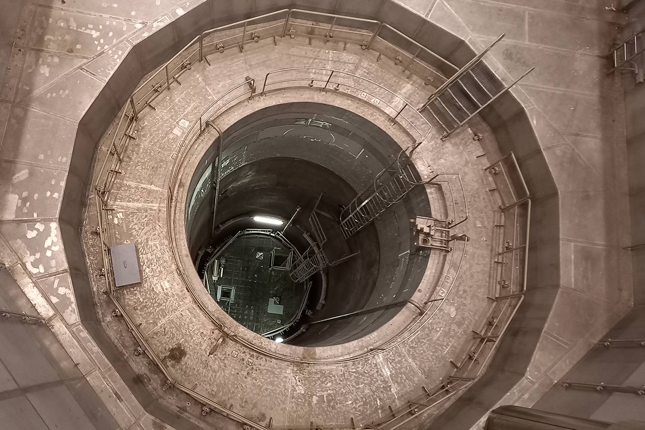Blick ins Innere im österreichischen Atomkraftwerk
